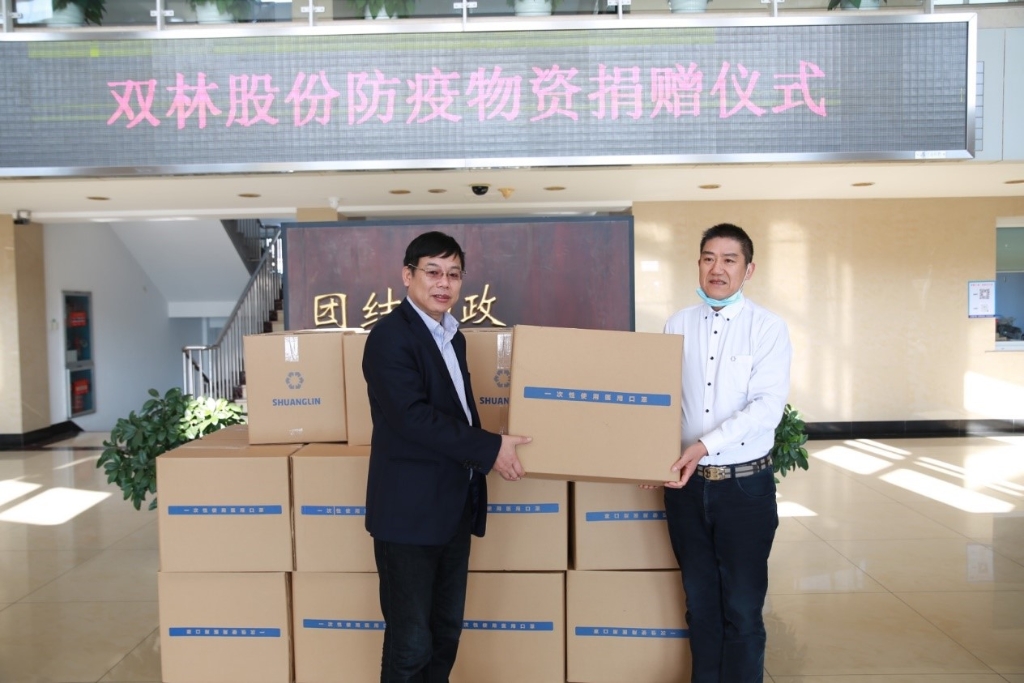Z6尊龙捐赠5万个口罩增援抗疫